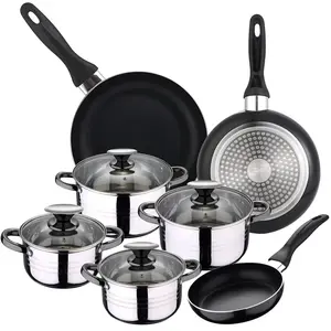 Comparateur de prix : San Ignacio Ensemble De Casseroles Et Poêles Pk1415 8 Pièces