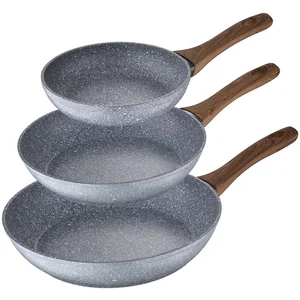 San Ignacio Jeu de 3 poêles à frire Ø18 Ø22 et Ø26 Daimiel, aluminium forgé, induction pas cher