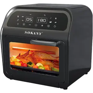 Four Posable Dam Electronics 16L 2500W Écran Tactile AirFryer Noir pas cher