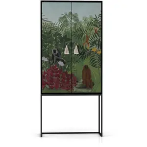 RNT by Really Nice Things Buffet armoire 2 portes en MDF imprimé sauvage pas cher