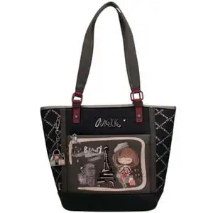 Sac à main Anekke Sac Cabas Mademoiselle 41802-134 Noir pas cher