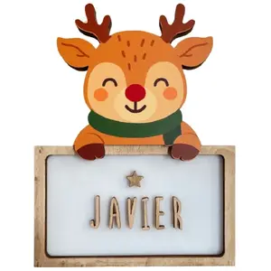 Comparateur de prix : Lampe À Poser Personnalisable - Renne De Noël