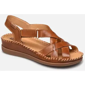 Comparateur de prix : Pikolinos Sandales à Semelles compensées en Cuir CADAQUES pour Femme Colour Brandy