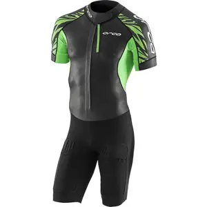 Combinaison neoprene orca swim run perform noir vert pas cher