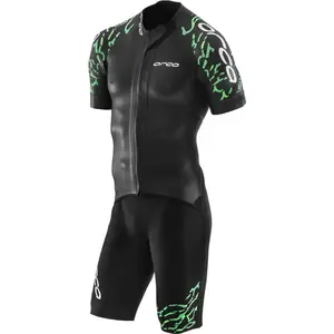 Combinaison neoprene swimrun orca men s rs1 noir vert pas cher