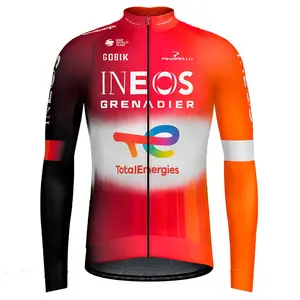 Gobik Maillot Team Ineos Grenadiers 2025 Hyder manches longues orange - S pas cher