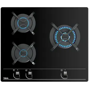 Teka Plaque au gaz Teka GBC63010KBN 60 cm Gaz naturel (3 Feux à gaz) pas cher