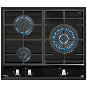 Comparateur de prix : Teka Teka _MAESTRO GZC 63310 XBB Table de cuisson au gaz Noir - 3 foyers