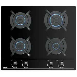 Teka Plaque au gaz Teka GBC64000XB 60 cm Gaz naturel (4 Feux à gaz) pas cher