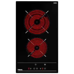 Teka TBC 32010 TTC Plaque Vitrocéramique Modulaire 2 Zones 30cm Noir pas cher