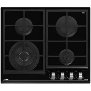 Comparateur de prix : TEKA Plaque gaz GZC 64320, 4 foyers, verre céramique, grille fonte