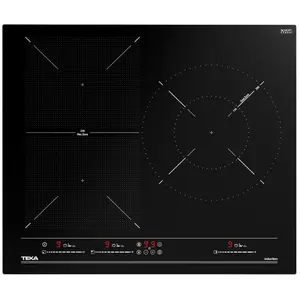 Comparateur de prix : Teka table de cuisson à induction 60cm 3 feux 8000w noir - 112510015