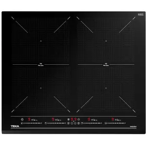 TEKA Plaque induction IZF 64600, 4 foyers, 2 flex, 8800 w, Multislider pas cher