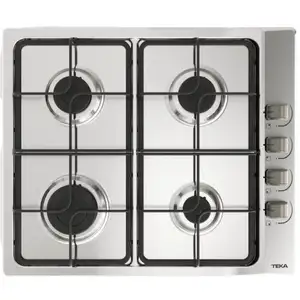 Teka Table de cuisson à gaz de cuisson de la marque de gaz d'Inox naturel 60 3 40 pas cher