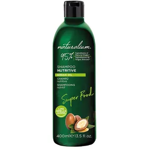 NATURALIUM SUPER FOOD Shampooing Nourrissant à l'Huile d'Argan - 400ml TU pas cher