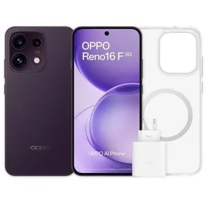 OPPO Reno16 F 5G 8GB 256GB 6,57" Noir Violet Étui et chargeur 45 W inc... pas cher
