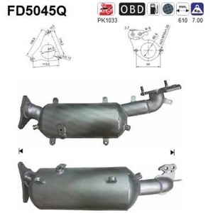 Comparateur de prix : Filtre à particules / à suie, échappement AS, par ex. pour Subaru