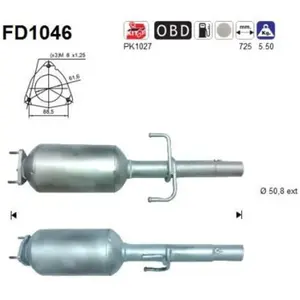 AS FD1046 Filtre à Particules pas cher