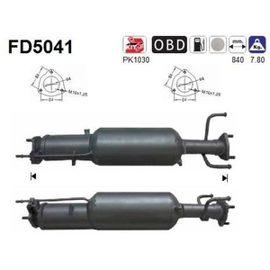 AS Filtre à particules / à suie, échappement FD5041 pas cher