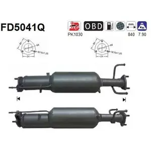 Filtre À Particules / À Suie, Échappement Fd5041q As As Fd5041q pas cher