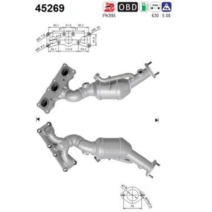 AS Catalyseur pour BMW: Série 6, Série 5 (Ref: 45269) pas cher