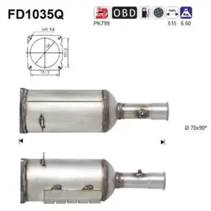 AS FD1035Q Filtre à Particules pas cher