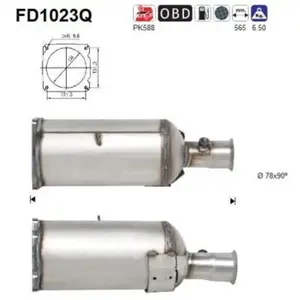 AS FD1023Q Filtre à Particules pas cher