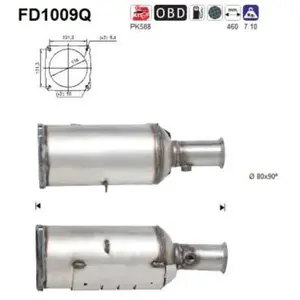 AS FD1009Q Filtre à Particules pas cher
