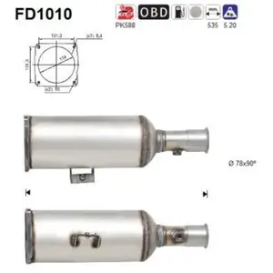 AS FD1010 Filtre à Particules pas cher