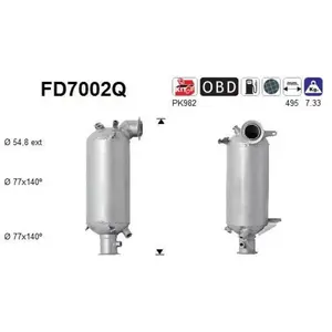 Comparateur de prix : Filtre à particules / à suie, échappement PRIX CANON, par ex. pour VW