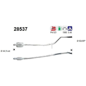 Comparateur de prix : AS Catalyseur pour PEUGEOT: 206 (Ref: 28537)