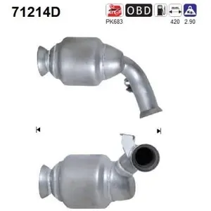AS Catalyseur pour MERCEDES-BENZ: Classe C (Ref: 71214D) pas cher