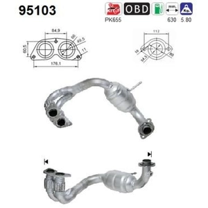 AS Catalyseur pour TOYOTA: MR2 (Ref: 95103) pas cher
