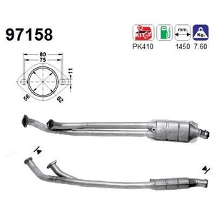 AS Catalyseur pour VOLVO: 960 (Ref: 97158) pas cher