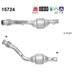 AS Catalyseur pour CITROËN: Xsara Picasso (Ref: 15724) pas cher