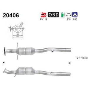 AS Catalyseur pour FORD: Focus (Ref: 20406) pas cher