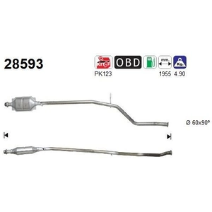 AS Catalyseur pour PEUGEOT: 206 (Ref: 28593) pas cher