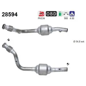 AS NAP carparts CAK10126 Catalyseur pas cher
