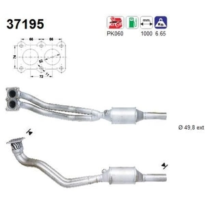 Catalyseur AS, par ex. pour VW, Skoda, Audi, Seat pas cher