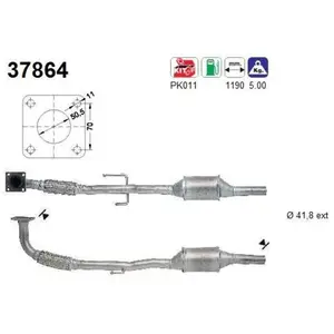 AS Catalyseur 37864 pas cher