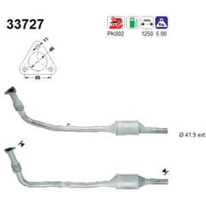 AS Catalyseur pour VOLKSWAGEN: Lupo, Polo & SEAT: Arosa (Ref: 33727)