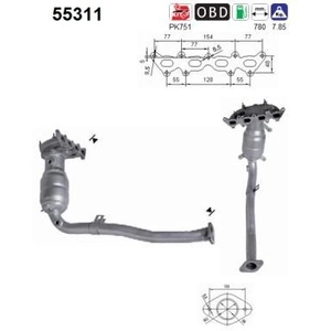 AS Catalyseur pour FIAT: Stilo (Ref: 55311) pas cher