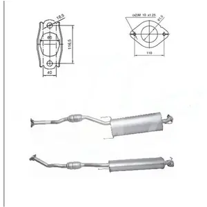 AS Catalyseur pour TOYOTA: RAV4 (Ref: 95130D) pas cher