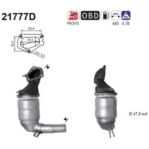 Comparateur de prix : AS Catalyseur PRIX CANON, par ex. pour Vauxhall, Lancia, Opel, Fiat