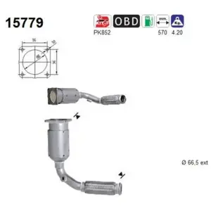 AS Catalyseur 15779 pas cher