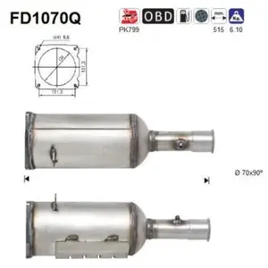 AS FD1070Q Filtre à Particules pas cher