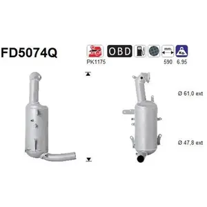 AS FD5074Q Filtre à Particules pas cher