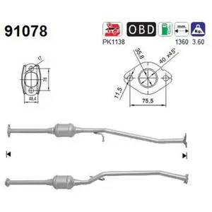 AS Catalyseur 91078 pas cher