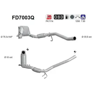 AS FD7003Q Filtre à Particules pas cher