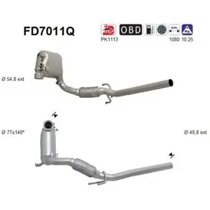 AS FD7011Q Filtre à Particules pas cher